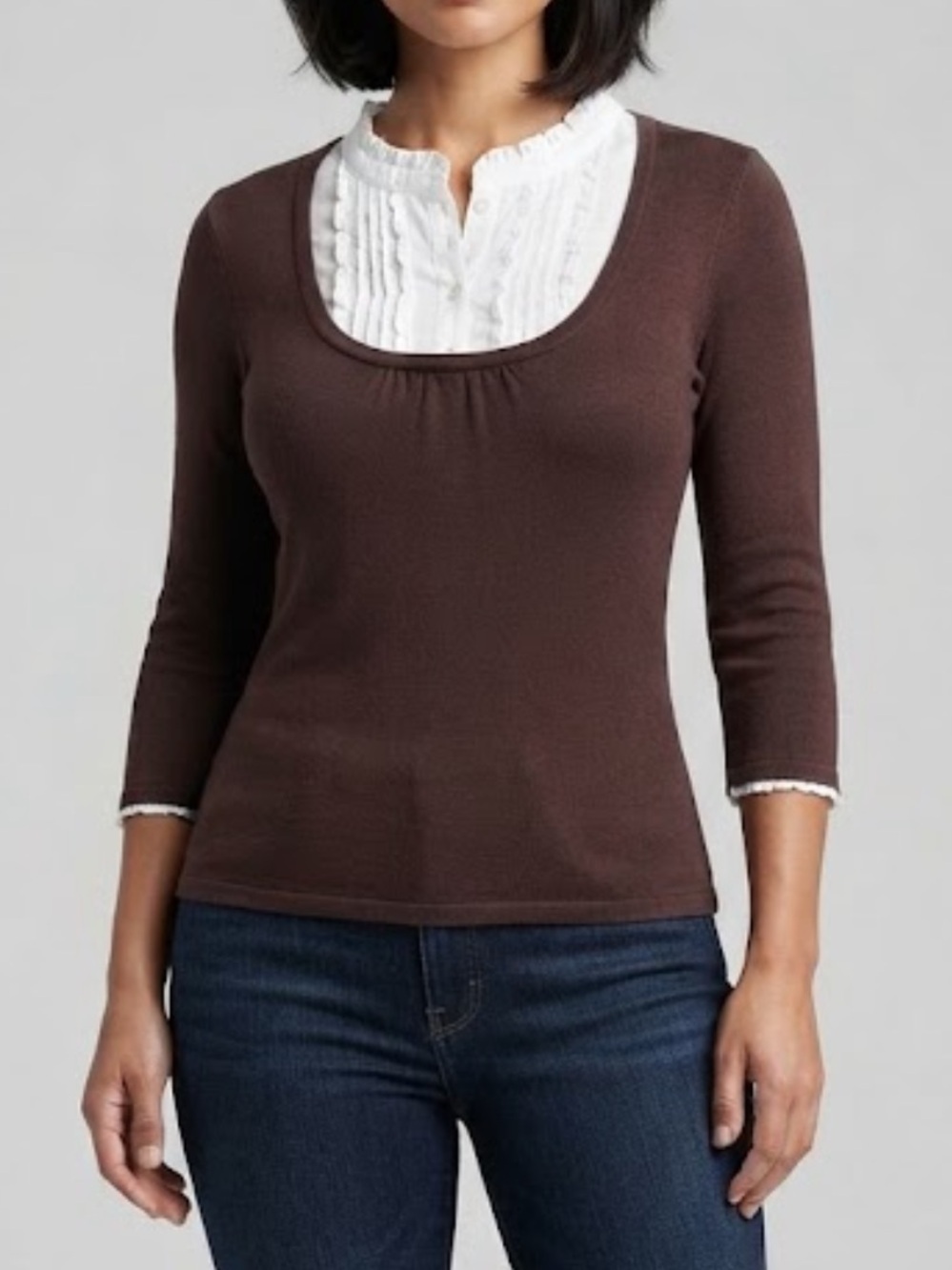 Notations Layered Sweater